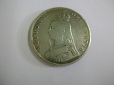 1890 Double Florin - Queen Victoria