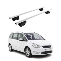 DachträGer GrundträGer FüR Ford Galaxy II 2006-2015 Stahl Silber 2Tlg