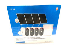AOSU Solar Cameras C7P2BH11 Outdoor 3MP Wireless Home Security 4 Cam Kit White
