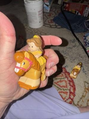 Little People Disney Princess Klip Klop Horse Belle Beauty and the Beast Girl
