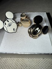A Collection Of Three Disney Mickey Mouse Pin Badges