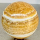 Natural Yellow Calcite Sphere Quartz Crystal Polished Ball Reiki Healing 2000G — photo 4