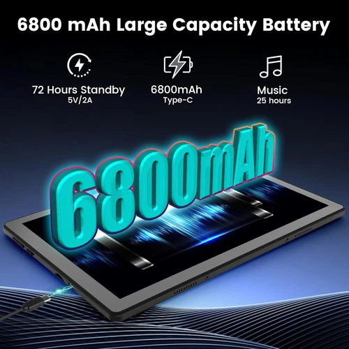 Tablet 11 Zoll Android 14 Tablets 14GB RAM + 128GB ROM (TF 1TB) mit Octa-Core - Bild 5 von 6