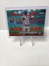 2024 Bowman Scouts Top 100 Aqua Refractor 122/125 Owen Caissie #BTP-47