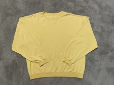 Vintage 90s Cutter & Buck Men’s XL Yellow Sweatshirt Size XL Crewneck Pullover
