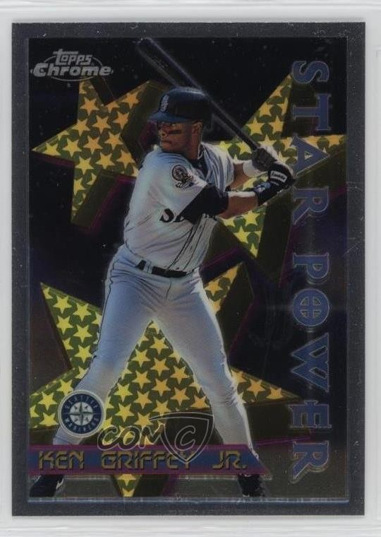 1996 Topps Chrome Star Power Ken Griffey Jr #90 HOF
