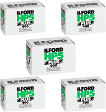 Pack of 5 1574577 HP5 Plus, Black and White Print Film, 35 Mm, ISO 400, 36 Expo