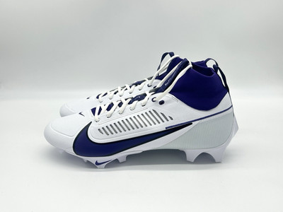Nike Vapor Edge Pro 360 2 Men's Size 13 White Purple Football Cleats FN7759-104