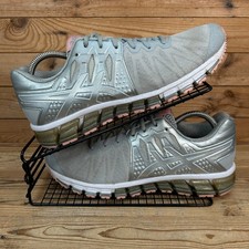 Asics Turnschuhe Herren Größe UK 9,5 Gel Quantum 180 TR Grau Rosa Laufschuhe