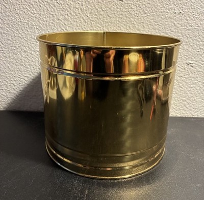 Vintage Brass Planter Pot 7  Cache Storage Multi-Use MCM Mid-Century