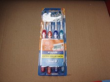 Complete Deep Clean Soft Bristles Toothbrush One Pack Of 4 Multicolor RARE HTF