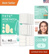 Variety Pack of 443 Hydrocolloid Acne Patches - Perfect for Every Blemish
