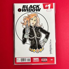 Black Widow #1 Blank Variant with Original Ar...