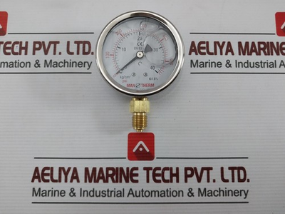 #ad MANOTHERM EN 837.1 Pressure Gauge $199.99
