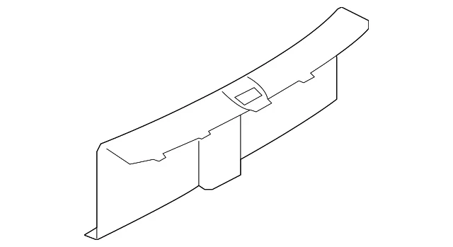 Genuine Nissan 2012-2019 Nissan Versa - Rear Panel Trim 84921-3BA0A - Image 2 of 3