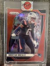 2024 Panini Prizm - Christian Gonzalez #198 Red Prizm