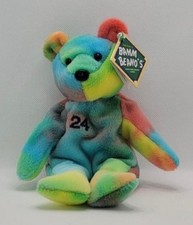 Salvino's Bamm Beano's Bear 24 Ken Griffey Jr. 1998 New with Tags