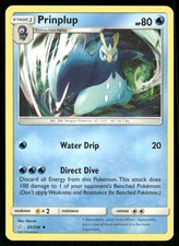 Prinplup 55/236 Uncommon Cosmic Eclipse Pokemon Lightly Played