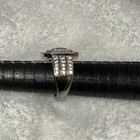 Vietnam 925 Silver CZ  Diamond Ring Sz  5-6 — photo 8