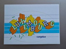 Cargolux Aufkleber Sticker Postkarte AK  Luxemburg Cargohub