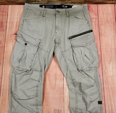 G Star Raw Rovic Zip 3D Straight Tapered Cargo Pants 34 (Meas. 36x29.5)
