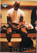 1994 Upper Deck Jordan Rare Air #10 Michael Jordan (Listening to pre-game instru