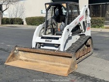 2012 Bobcat T190 Skid Steer Track Loader Crawler Kubota Aux Hyd Bucket bidadoo