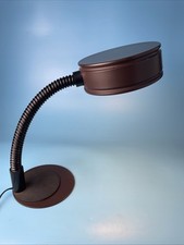 Vintage Schreibtischlampe von Massive in Braun