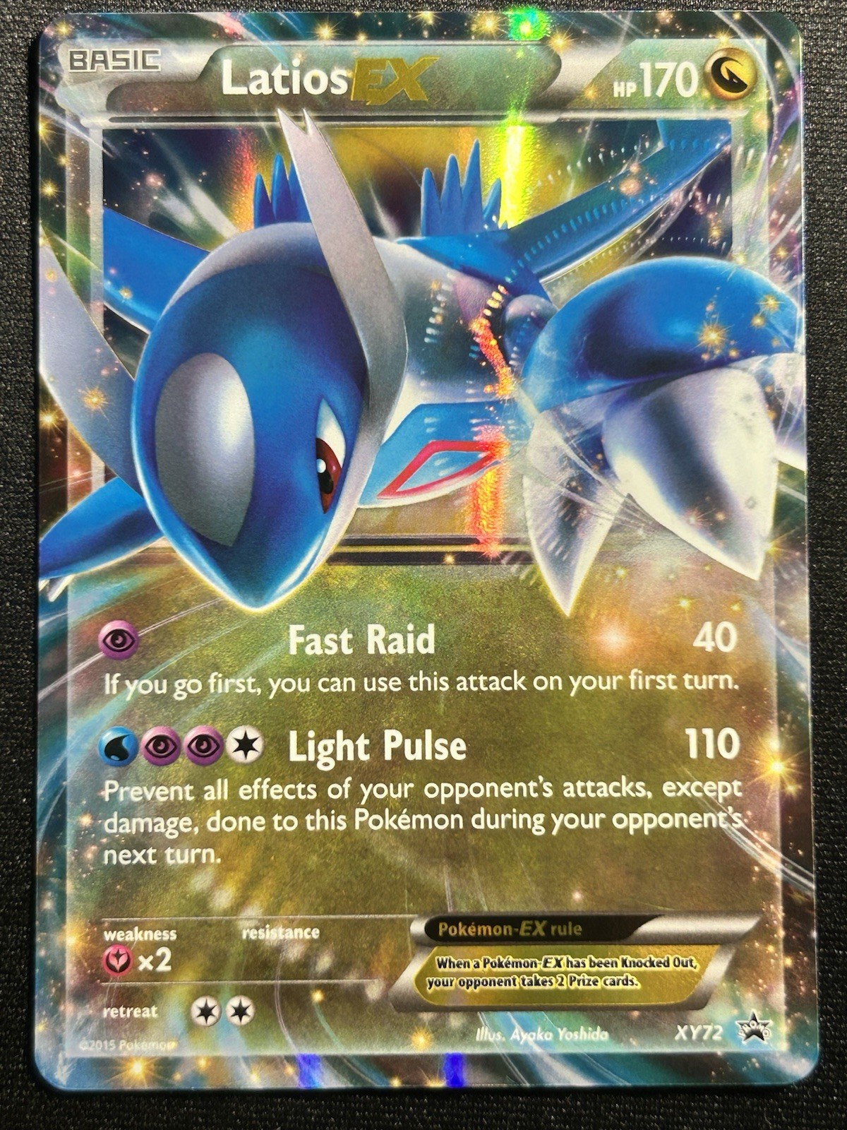 Pokémon Latios EX XY72 Black Star Promo Holo Card LP-NM XY FAST SHIP!!