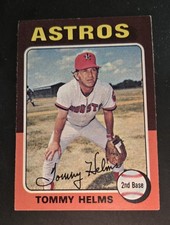 1975 Topps - Tommy Helms - #119 - Astros - Second Base