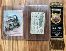 1894,1905 brotherhood locomotive engineers ,loco fireman and eng. calumet mich.