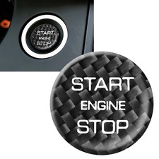 Engine Start Stop Button Trim For Land Rover Discovery Sport 2016-2019 Black CAR