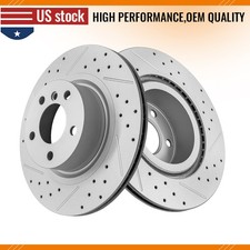 330mm Rear Brake Disc Brake Rotors Set for 20...