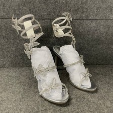 WILD DIVA Rhinestone Stiletto Heels Womens Si...