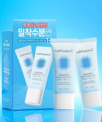 CELL FUSION C Aquatica Sunscreen 100 - 35mL x 2ea SET SPF50+ PA++++