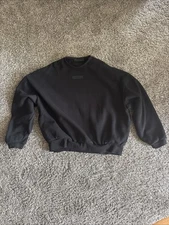 Essentials, All Black Fear Of God Hoodie Size Men’s Large