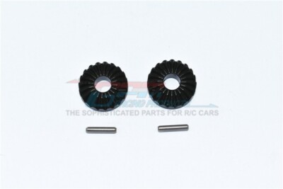 For Traxxas Maxx-HARDEN STEEL FRNT/CNTR/REAR DIFF. BEVEL GEAR -2 GEAR Set-Black
