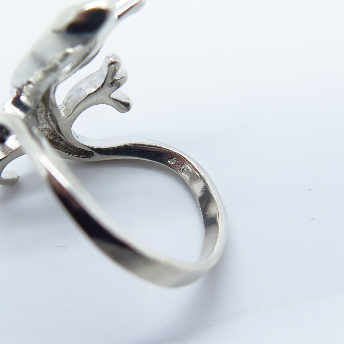 925 Sterling Silver Vintage Lizard Ring Size 7.5 | eBay