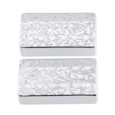 2x Humbucker Guitar Pickup Cover 50mm 52mm 12 Holes for LP Electric Guitar FL
