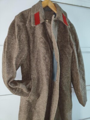 USSR Military Jacket Soldier Overcoat Winter Soviet Coat Army USSR