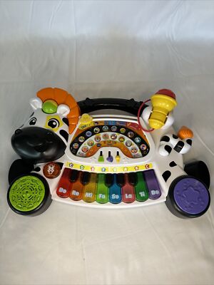 Vtech Zoo Jamz 4-in-1 Piano Keyboard Zebra #1791 | eBay