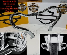 OEM 97-25 Harley Touring Street Glide Chopped Engine Guard Crash Bar