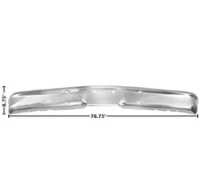 Front Bumper Triple Chrome Plated Dynacorn 1969 70 71 72 GMC Pickup Truck 