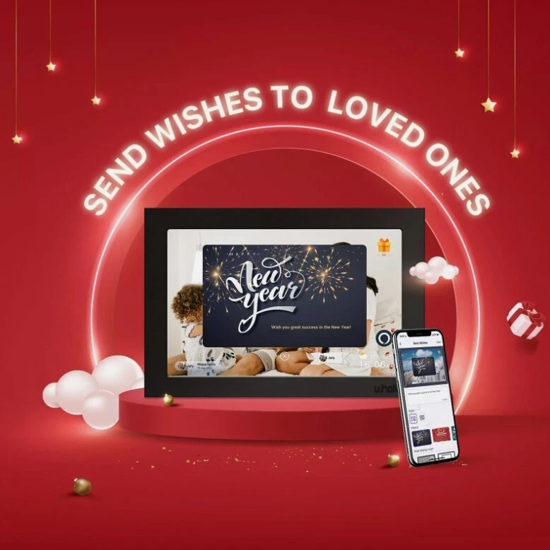 Photo Frame WiFi Digital 10.1 inch 1080PHD Touch Screen 16GB Christmas Gift UK - Image 2 of 4