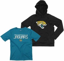 OuterStuff NFL Youth Jacksonville Jaguars Performance Hoodie and Tee Combo Set