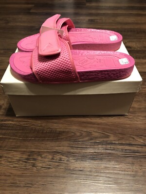Adidas Pharrell Williams Boost Slides Chancletas Pink Men US  display picture 1