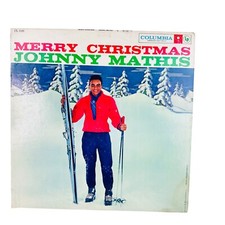 vtg Columbia Records Johnny Mathis Merry Chistmas Vinyl Record LP