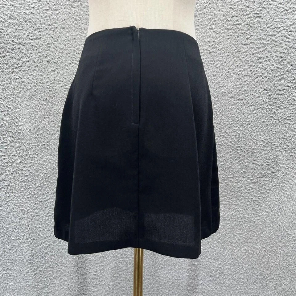 Minifalda subversiva básica negra mínima vintage años 90 oficina siren corp club Foto 4 de 4