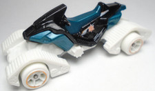 2017 HOT WHEELS SNOW STORMER BLUE BLACK 1:64 DIECAST 2 7/8" SNOW MACHINE W WHITE