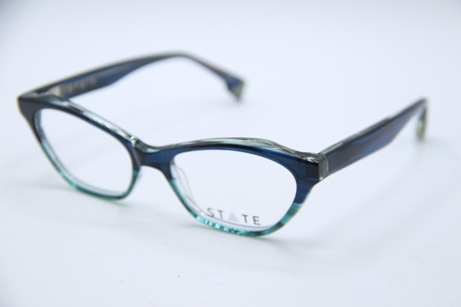 NEW STATE BELMONT NAVY TEAL AUTHENTIC DESIGNER FRAMES EYEGLASSES 51-17